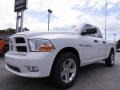 2012 Bright White Dodge Ram 1500 Express Quad Cab  photo #3