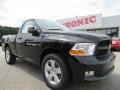 2012 Black Dodge Ram 1500 Express Regular Cab  photo #1