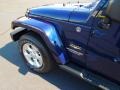 2013 True Blue Pearl Jeep Wrangler Unlimited Sahara 4x4  photo #7