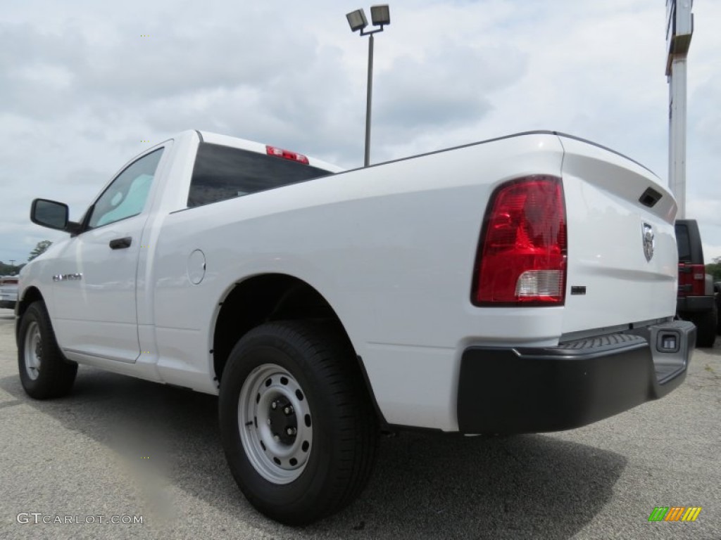 2012 Ram 1500 ST Regular Cab - Bright White / Dark Slate Gray/Medium Graystone photo #5