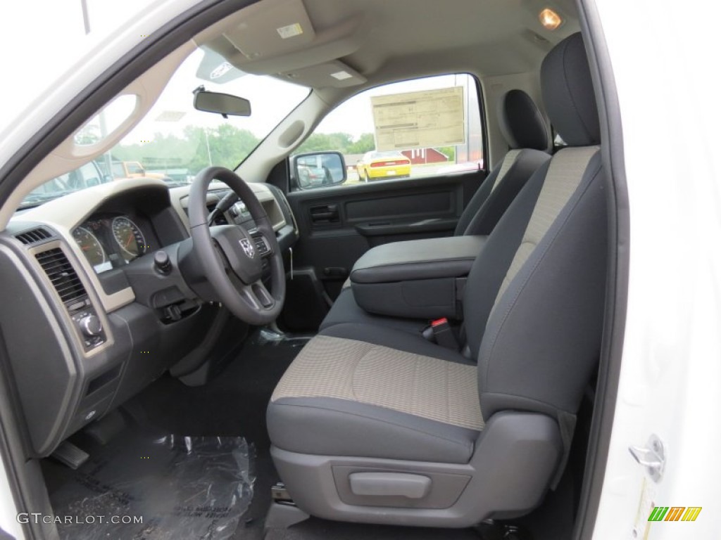 2012 Ram 1500 ST Regular Cab - Bright White / Dark Slate Gray/Medium Graystone photo #10