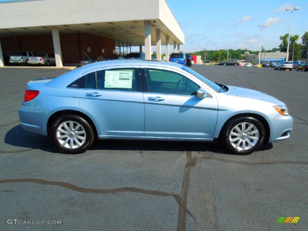 Crystal Blue Pearl 2013 Chrysler 200 Limited Sedan Exterior Photo #70260316