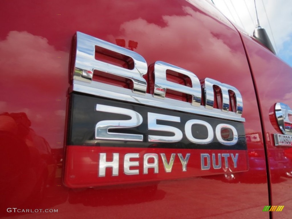 2012 Ram 2500 HD ST Crew Cab 4x4 - Flame Red / Dark Slate/Medium Graystone photo #8