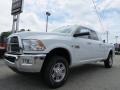 2012 Bright White Dodge Ram 2500 HD Laramie Longhorn Mega Cab 4x4  photo #3