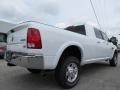 2012 Bright White Dodge Ram 2500 HD Laramie Longhorn Mega Cab 4x4  photo #7