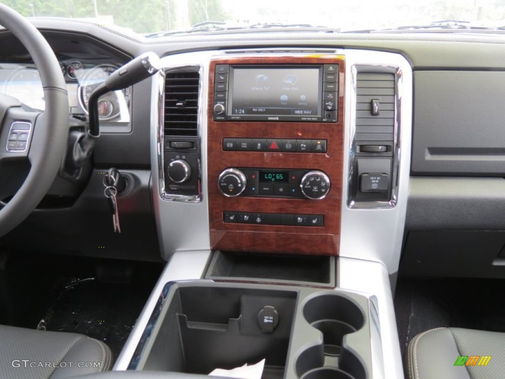 2012 Dodge Ram 2500 HD Laramie Longhorn Mega Cab 4x4 Controls Photo #70260682