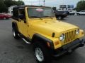 2004 Solar Yellow Jeep Wrangler Unlimited 4x4  photo #22