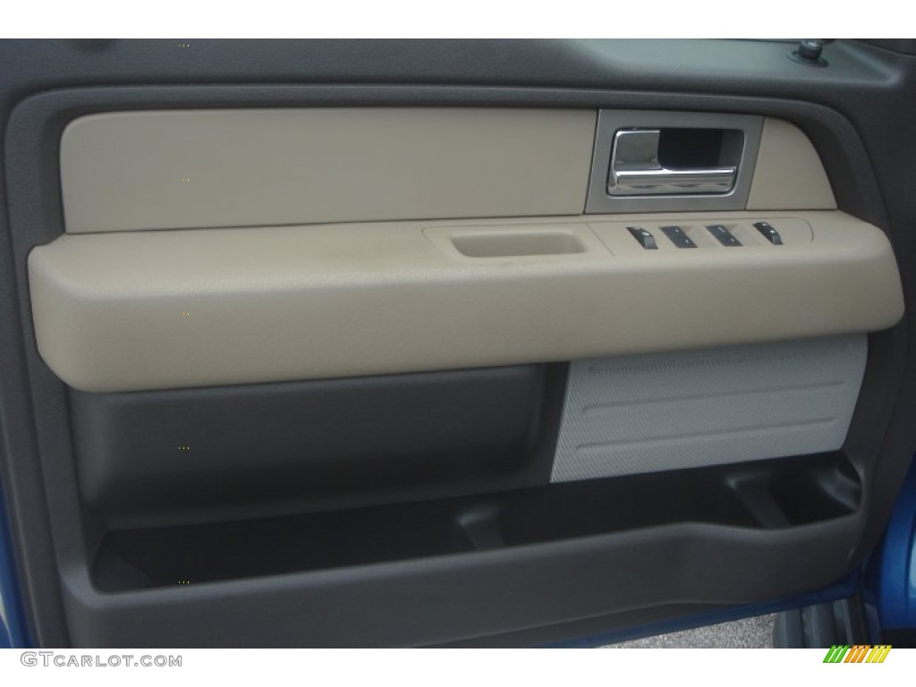 2010 F150 XLT SuperCrew 4x4 - Blue Flame Metallic / Tan photo #36