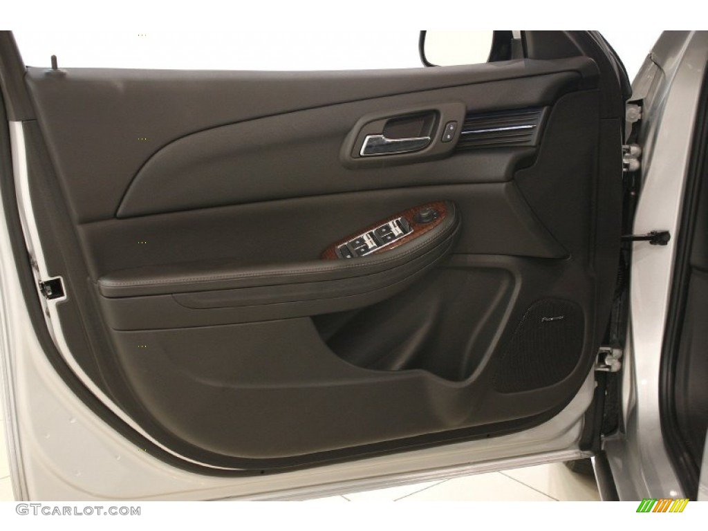 2013 Chevrolet Malibu ECO Jet Black Door Panel Photo #70261795