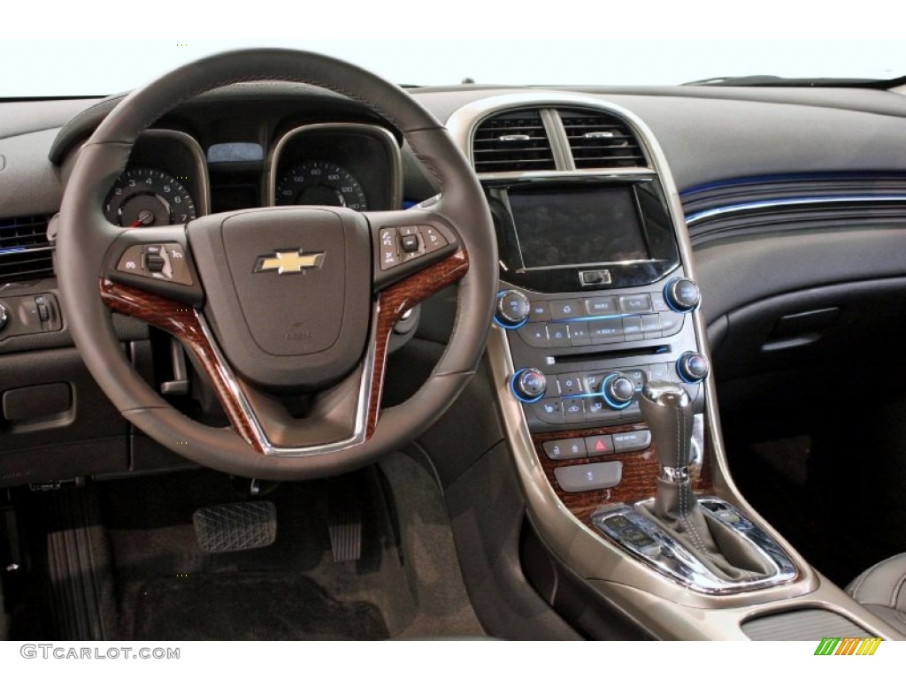 2013 Chevrolet Malibu ECO Jet Black Dashboard Photo #70261831