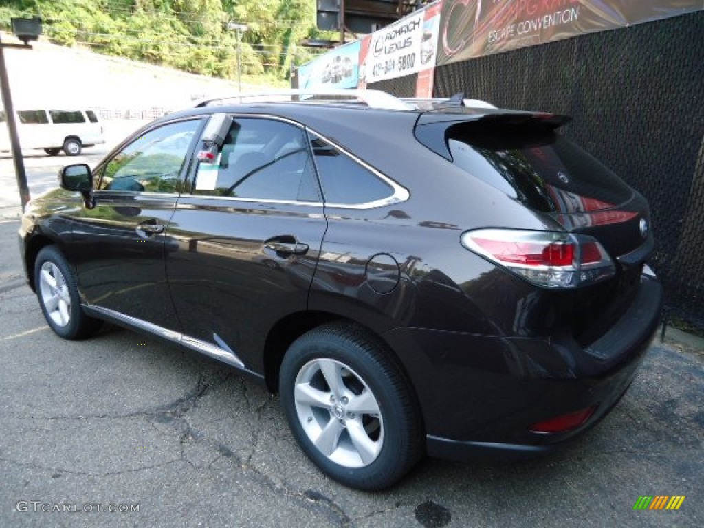 2013 RX 350 AWD - Fire Agate Pearl / Saddle Tan/Espresso Birds Eye Maple photo #2
