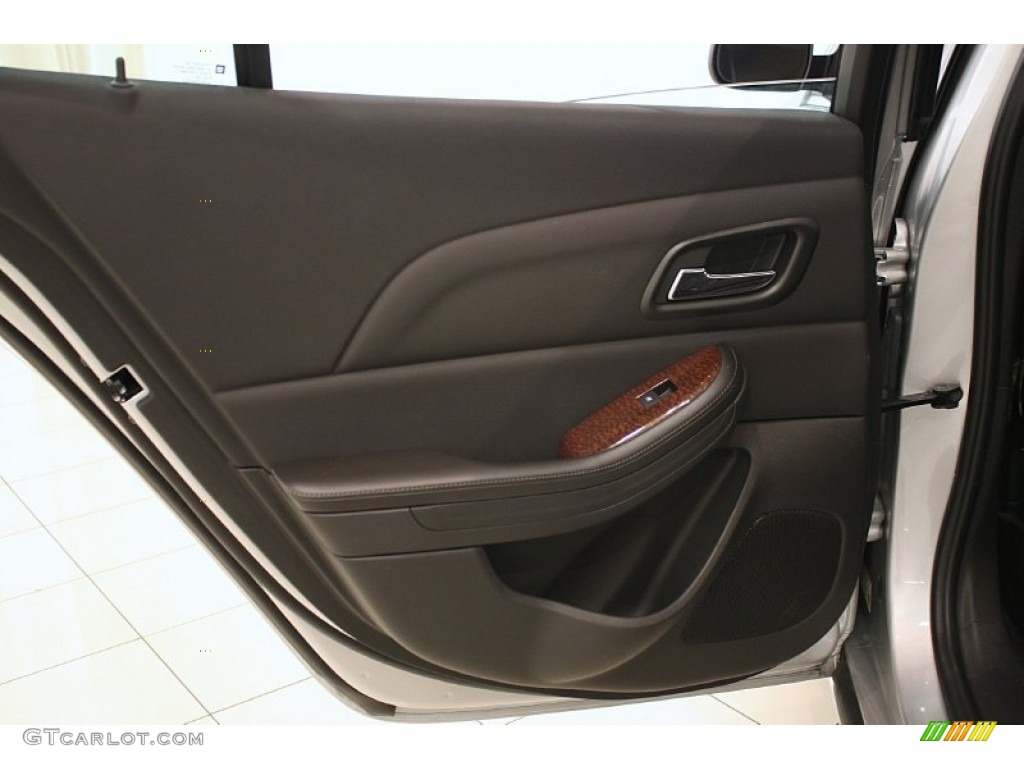 2013 Chevrolet Malibu ECO Jet Black Door Panel Photo #70262056
