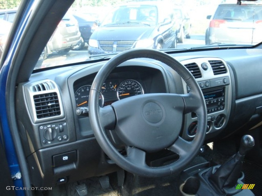 2011 GMC Canyon SLE Extended Cab 4x4 Ebony Dashboard Photo #70262839