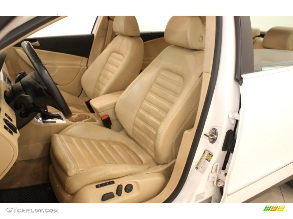 Pure Beige Interior 2008 Volkswagen Passat VR6 Sedan Photo #70264012