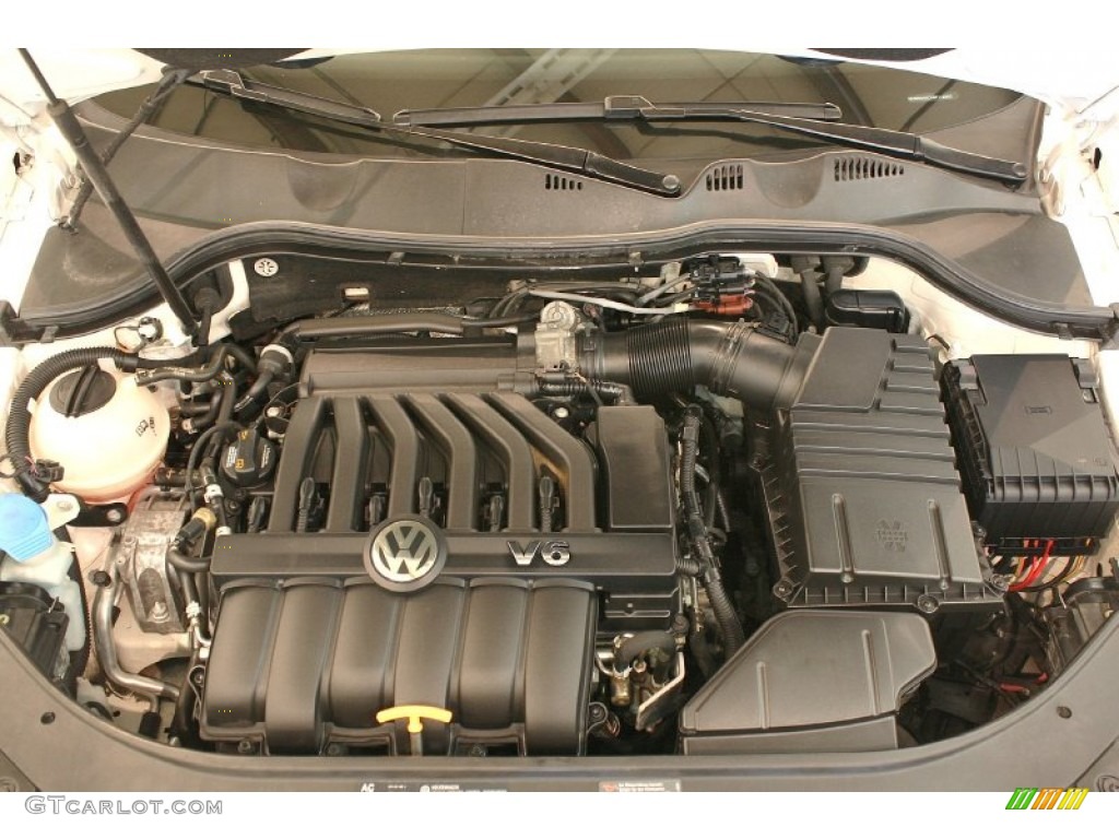 2008 Volkswagen Passat VR6 Sedan Engine Photos