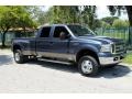 2005 Medium Wedgewood Blue Metallic Ford F350 Super Duty Lariat Crew Cab 4x4 Dually  photo #13