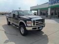 2008 Forest Green Metallic Ford F350 Super Duty Lariat Crew Cab 4x4  photo #2