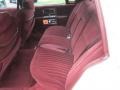Burgundy Rear Seat Photo for 1990 Cadillac Brougham #70269073