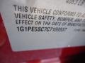 Crystal Red Metallic - Cruze LT Photo No. 20