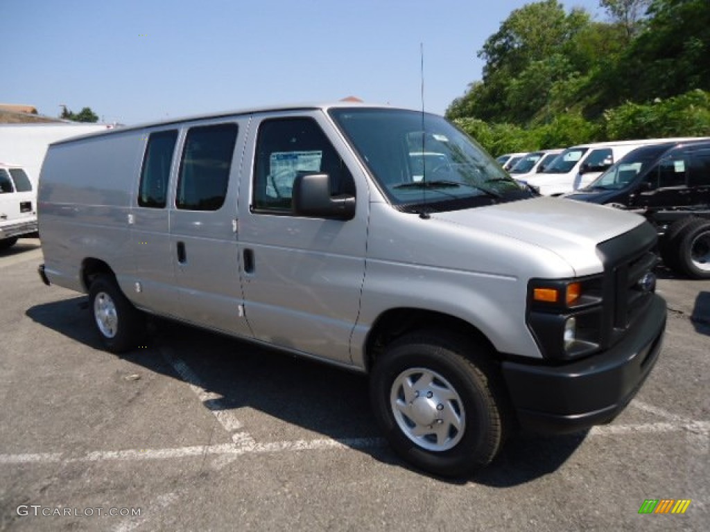 Ingot Silver Metallic 2012 Ford E Series Van E350 Extended Cargo Exterior Photo #70270591