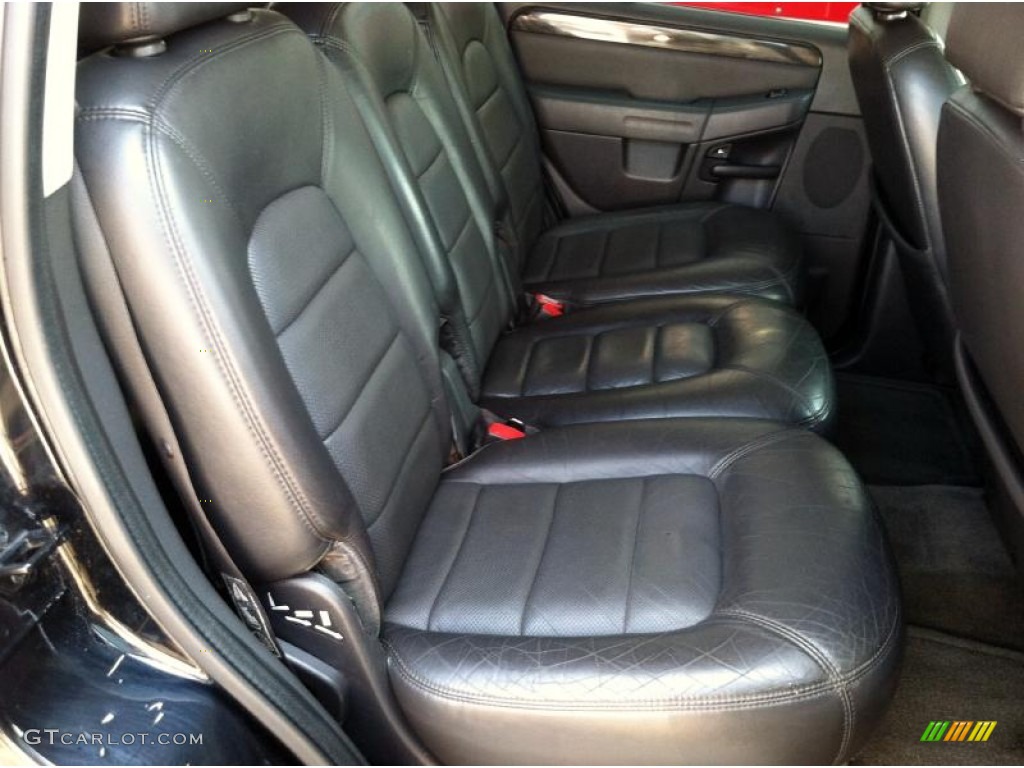 2002 Explorer Limited 4x4 - Black Clearcoat / Midnight Grey photo #25
