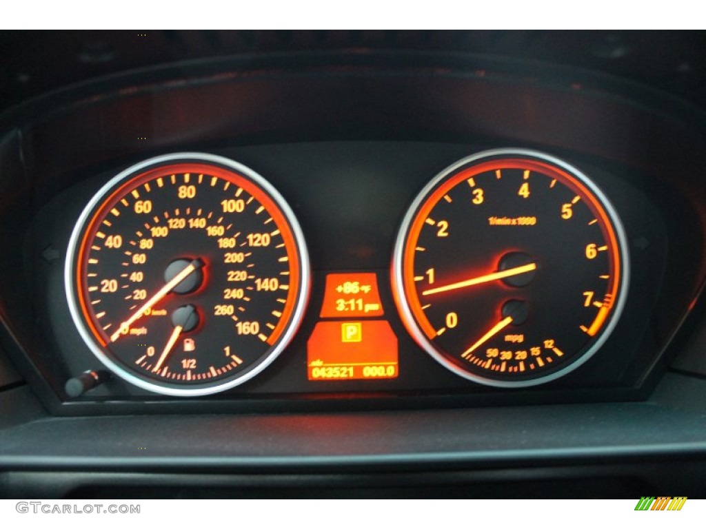 2008 BMW 5 Series 535i Sedan Gauges Photo #70271257