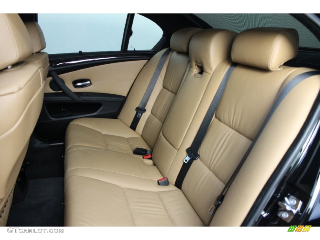 Natural Brown Interior 2008 BMW 5 Series 535i Sedan Photo #70271293