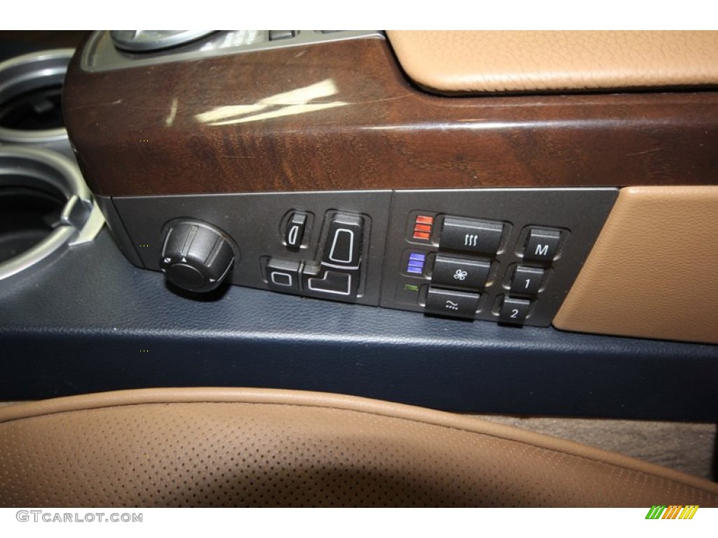 2005 7 Series 745i Sedan - Orient Blue Metallic / Dark Blue/Natural Brown photo #17