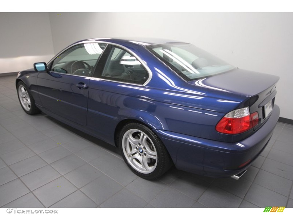 2004 3 Series 330i Coupe - Mystic Blue Metallic / Grey photo #5