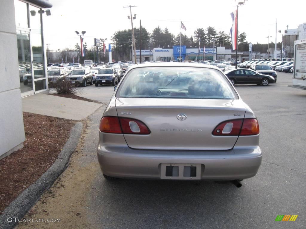 2000 Corolla CE - Sandrift Metallic / Pebble Beige photo #8