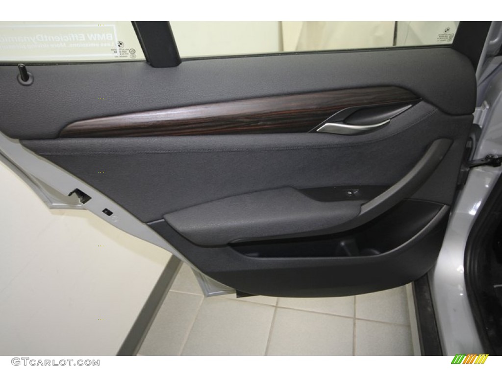 2013 BMW X1 xDrive 35i Black Door Panel Photo #70275226