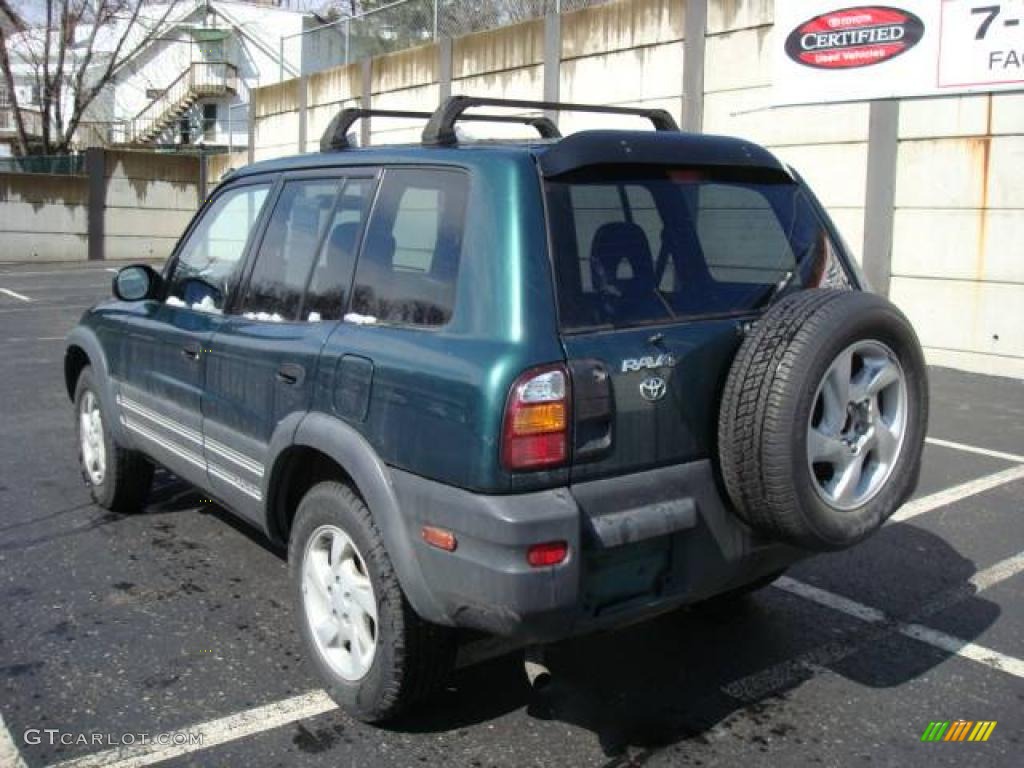 1998 RAV4 4WD - Dark Green Pearl Metallic / Dark Gray photo #2