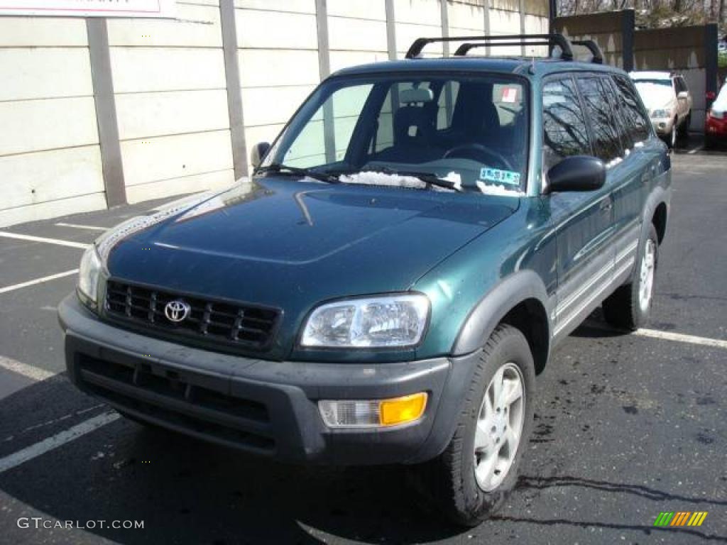 1998 RAV4 4WD - Dark Green Pearl Metallic / Dark Gray photo #8