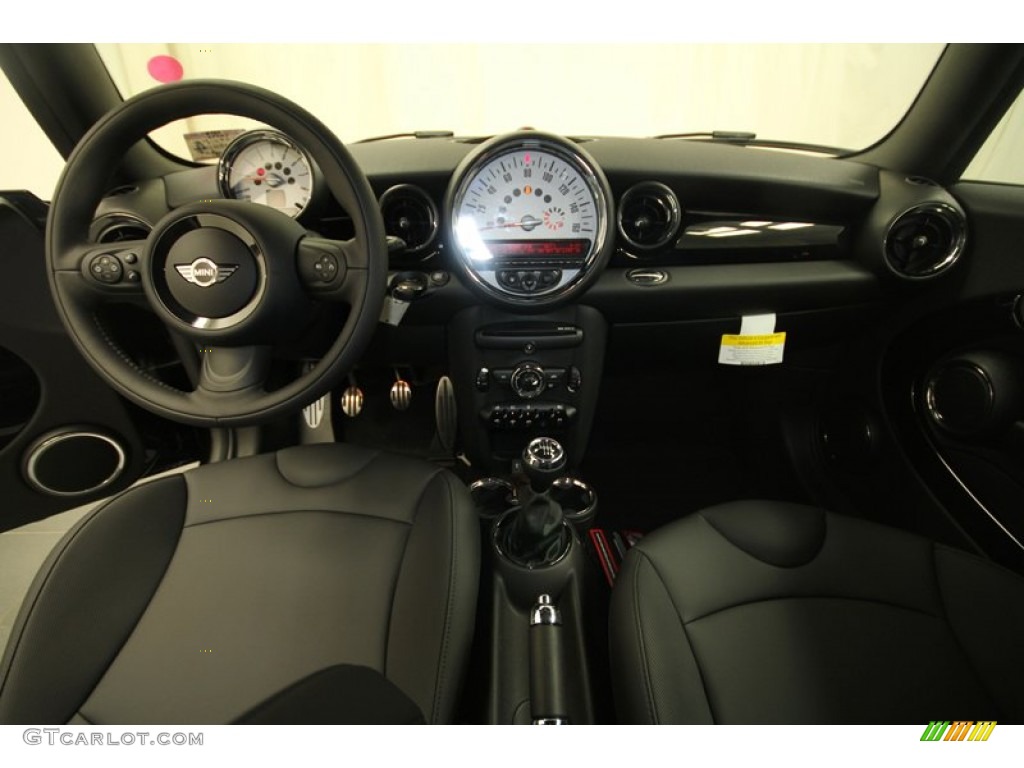 2013 Cooper S Hardtop - Midnight Black Metallic / Carbon Black photo #4