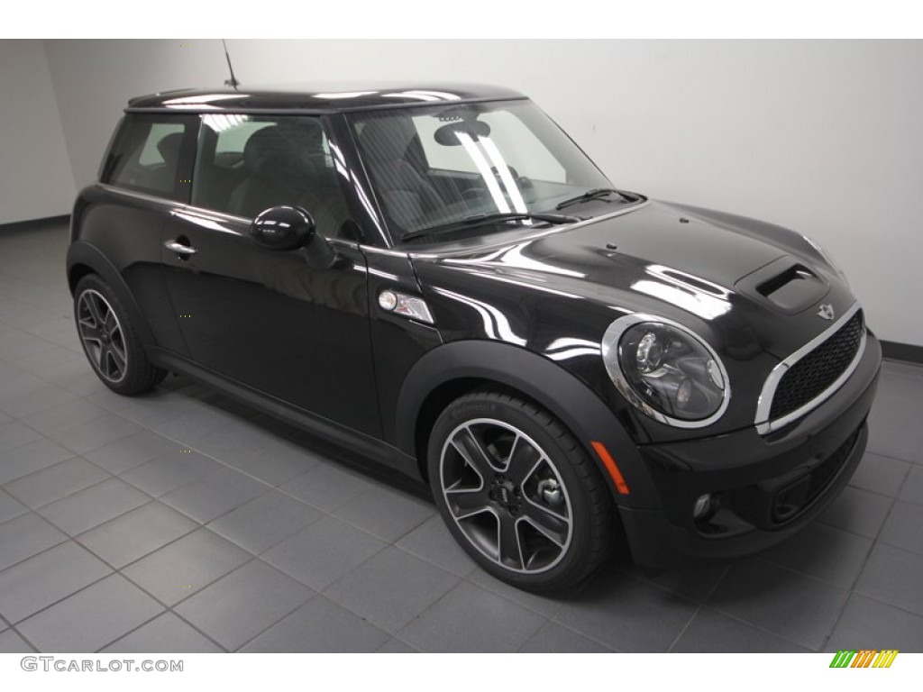 2013 Cooper S Hardtop - Midnight Black Metallic / Carbon Black photo #5