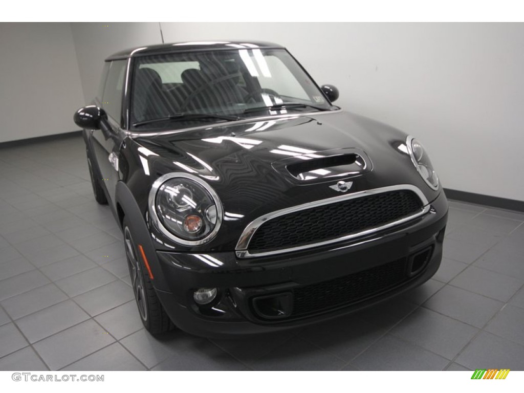 2013 Cooper S Hardtop - Midnight Black Metallic / Carbon Black photo #6