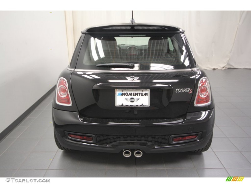 2013 Cooper S Hardtop - Midnight Black Metallic / Carbon Black photo #9