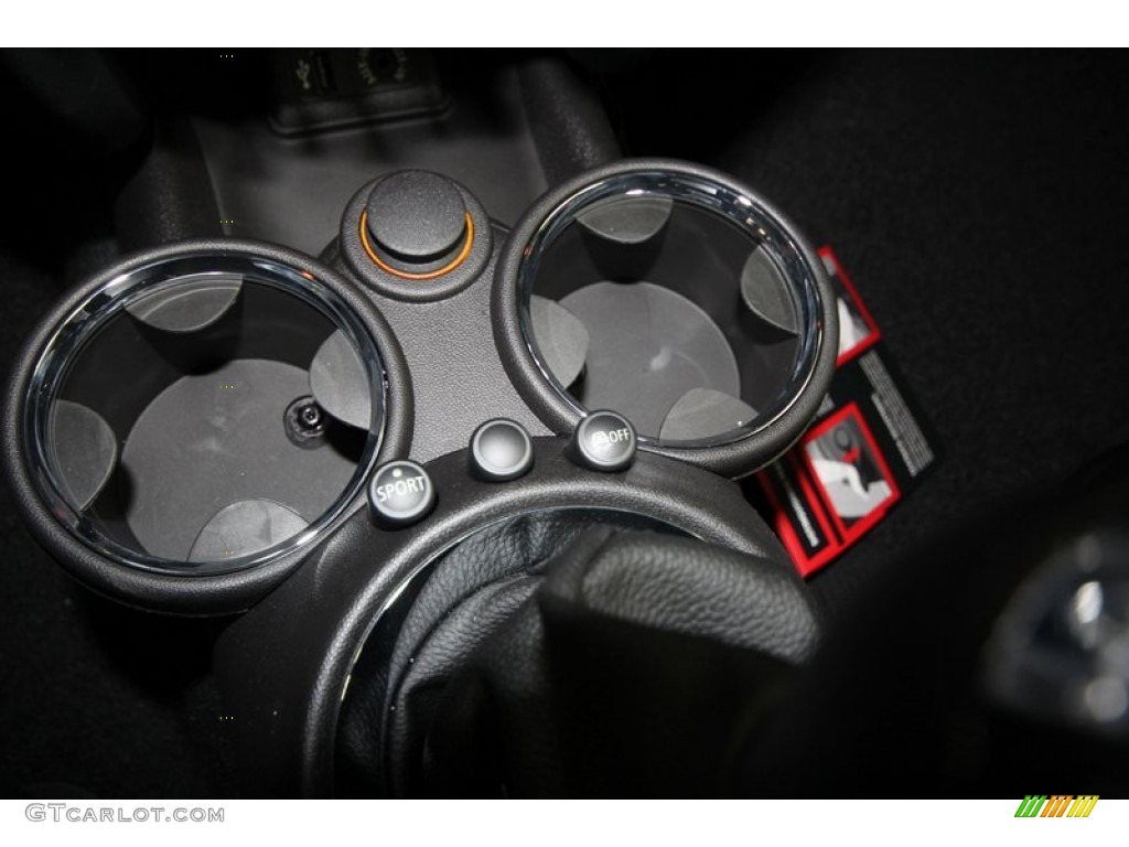 2013 Cooper S Hardtop - Midnight Black Metallic / Carbon Black photo #18