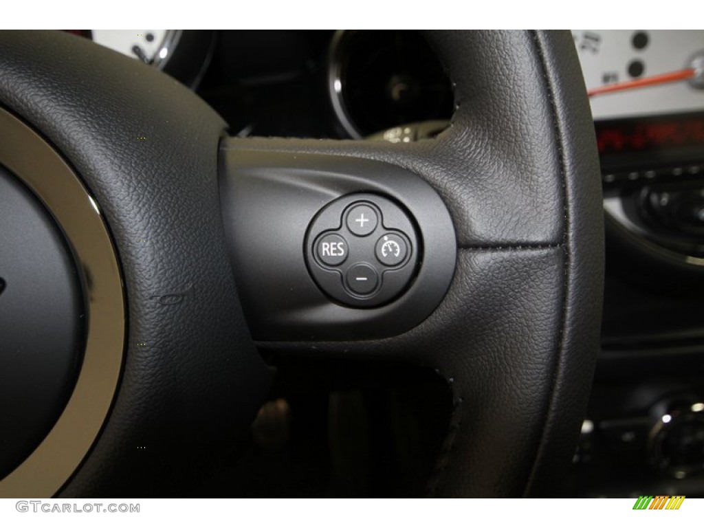 2013 Cooper S Hardtop - Midnight Black Metallic / Carbon Black photo #21