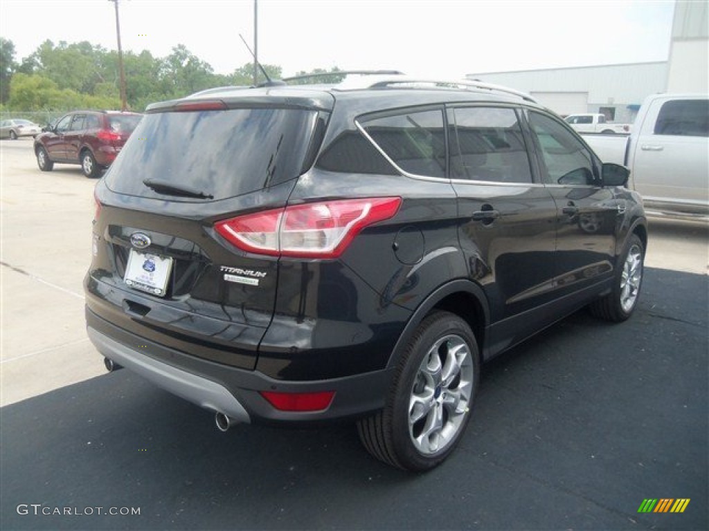 2013 Escape Titanium 2.0L EcoBoost - Tuxedo Black Metallic / Charcoal Black photo #5