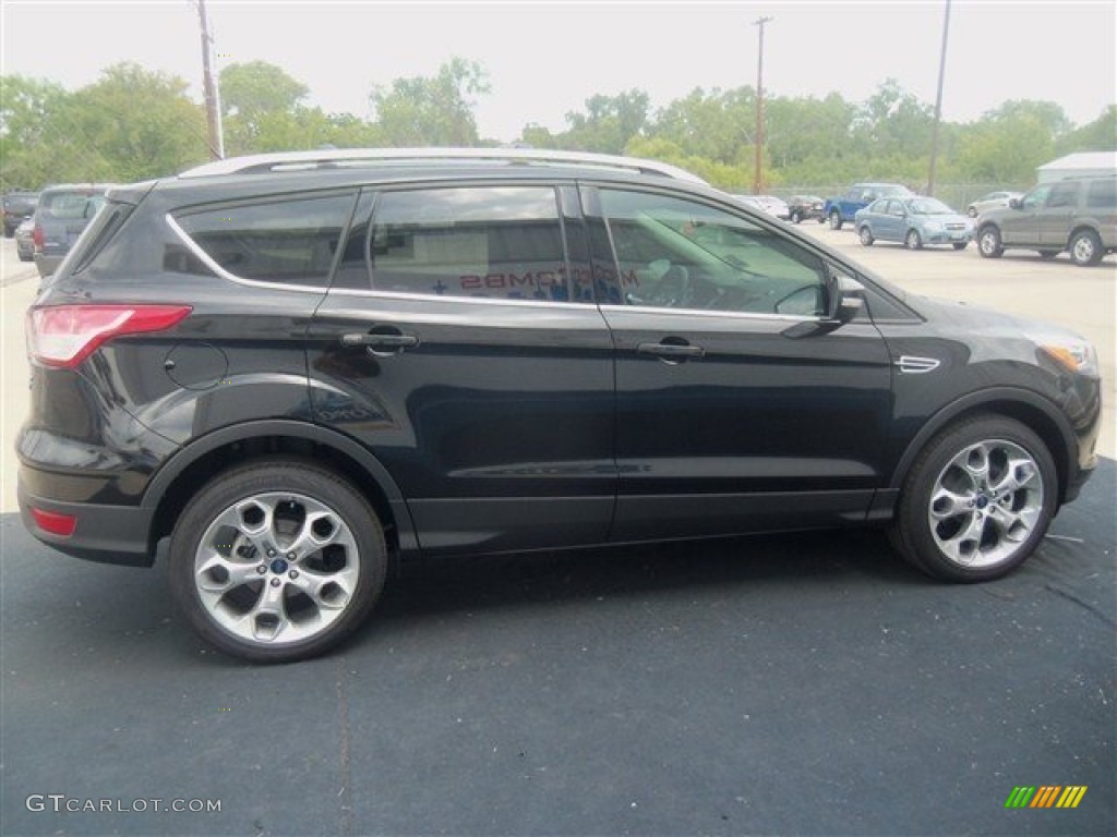 2013 Escape Titanium 2.0L EcoBoost - Tuxedo Black Metallic / Charcoal Black photo #6