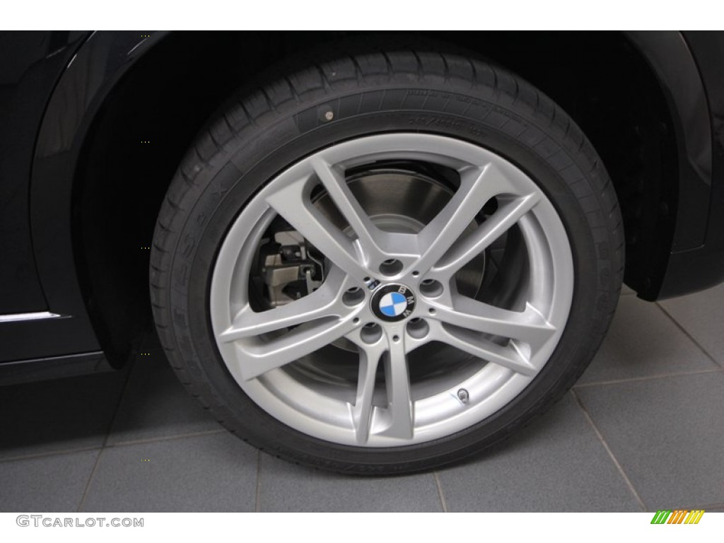 2013 X3 xDrive 35i - Carbon Black Metallic / Black photo #6