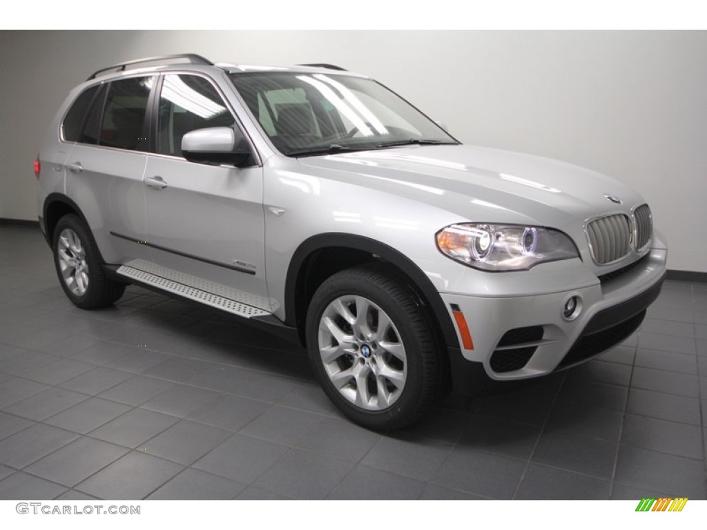 2013 X5 xDrive 35i Premium - Titanium Silver Metallic / Black photo #1