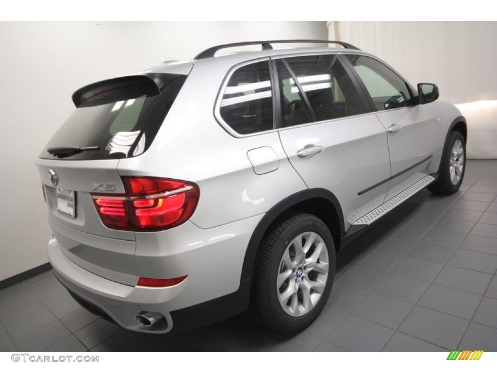 2013 X5 xDrive 35i Premium - Titanium Silver Metallic / Black photo #8