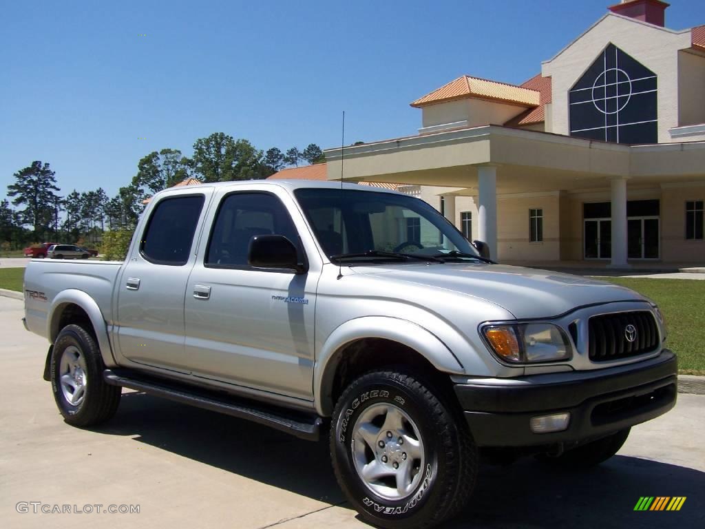 2001 Tacoma PreRunner Double Cab - Lunar Mist Silver Metallic / Oak Beige photo #1