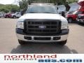 Oxford White - F550 Super Duty XL SuperCab 4x4 Utility Truck Photo No. 3
