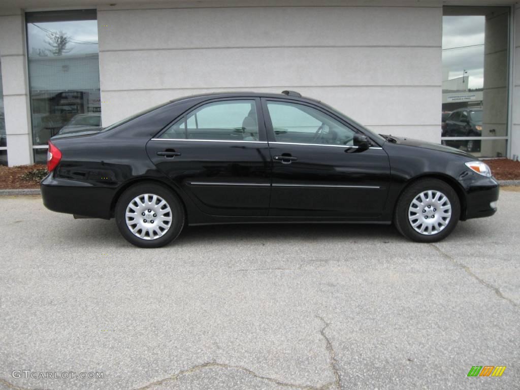 2003 Camry XLE - Black / Taupe photo #7