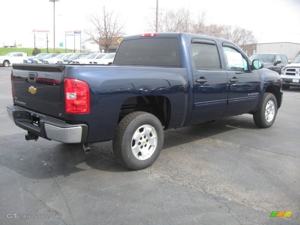 2011 Silverado 1500 LT Crew Cab - Imperial Blue Metallic / Light Titanium/Ebony photo #5