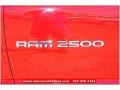2004 Flame Red Dodge Ram 2500 SLT Quad Cab 4x4  photo #3