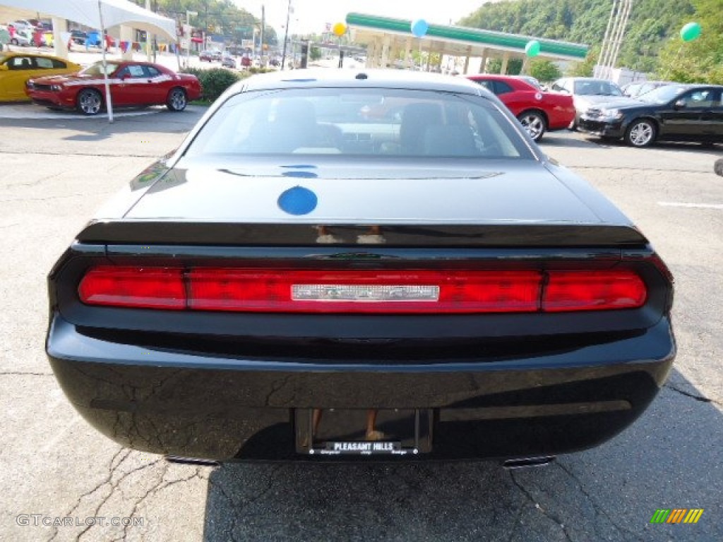 2013 Challenger R/T - Pitch Black / Dark Slate Gray photo #4